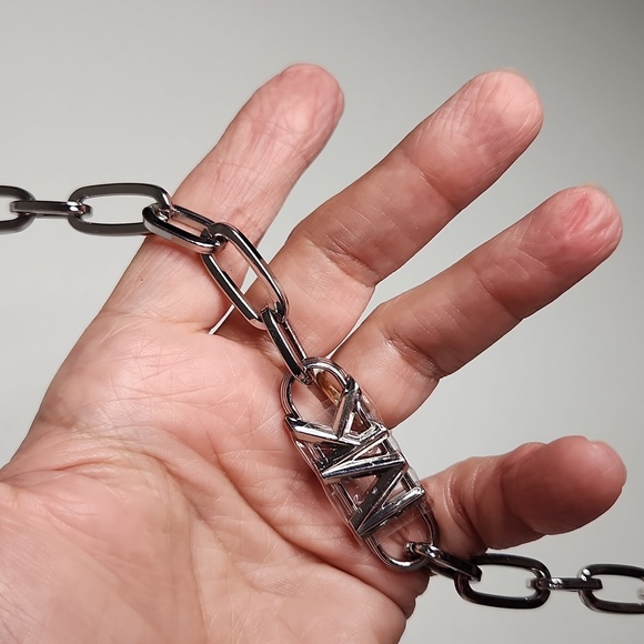 NWT MICHAEL KORS Silver Chain belt S/M Gorgeous! - Picture 2 of 4